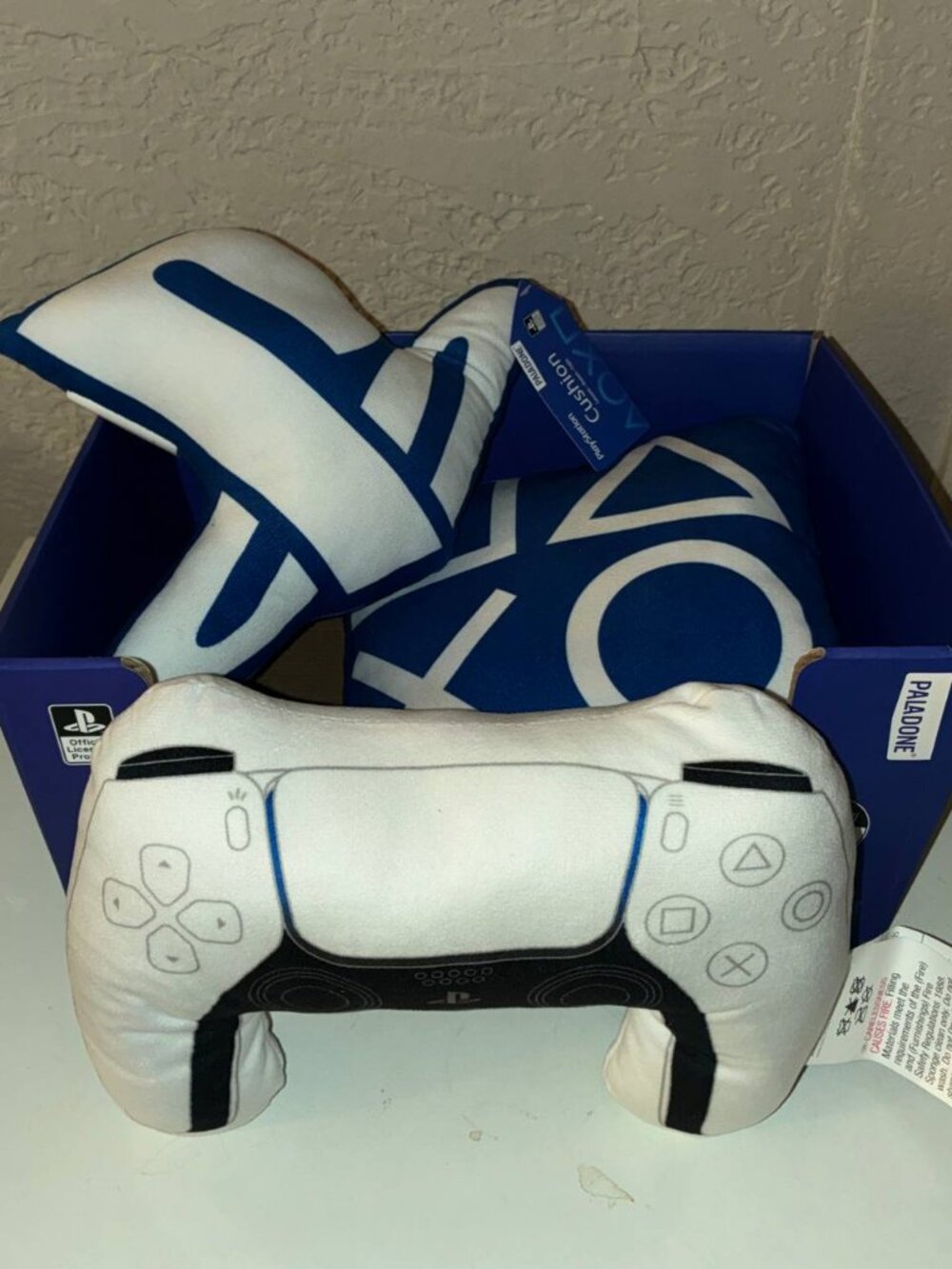 Lot of 3 Sony Playstation 5 Plush Pillows by Paladone - New
